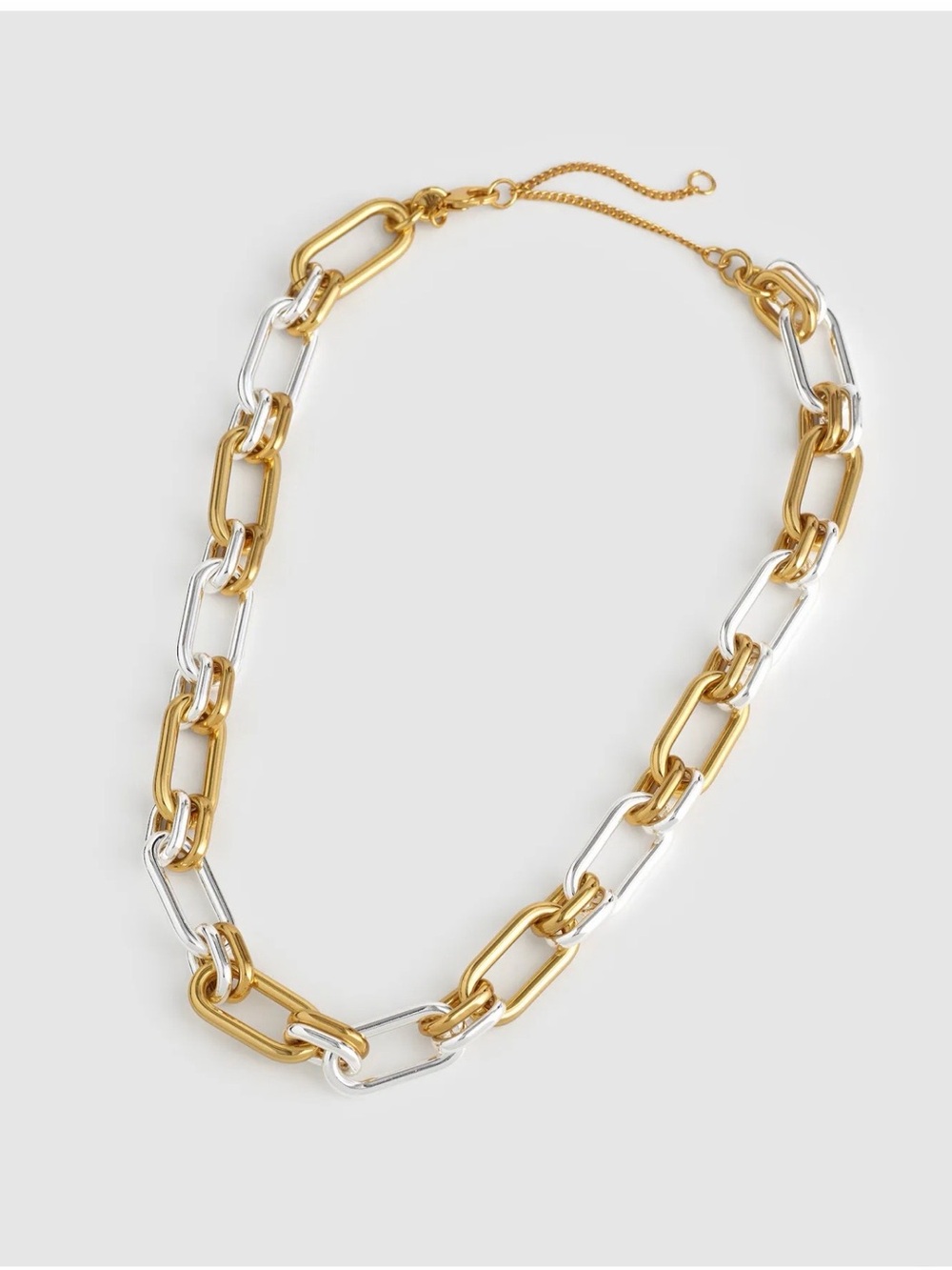 Madewell Mixed-Metal Chunky Link Chain Necklace